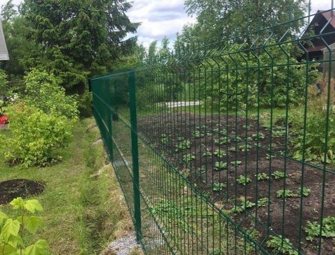 Установка 3д забора, забора из профнастила