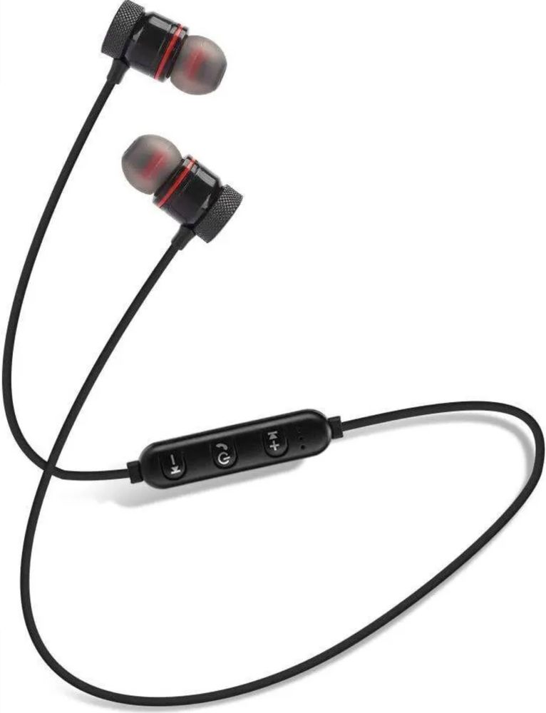 Bezprzewodowe słuchawki sportowe Bluetooth  Douszne na kablu