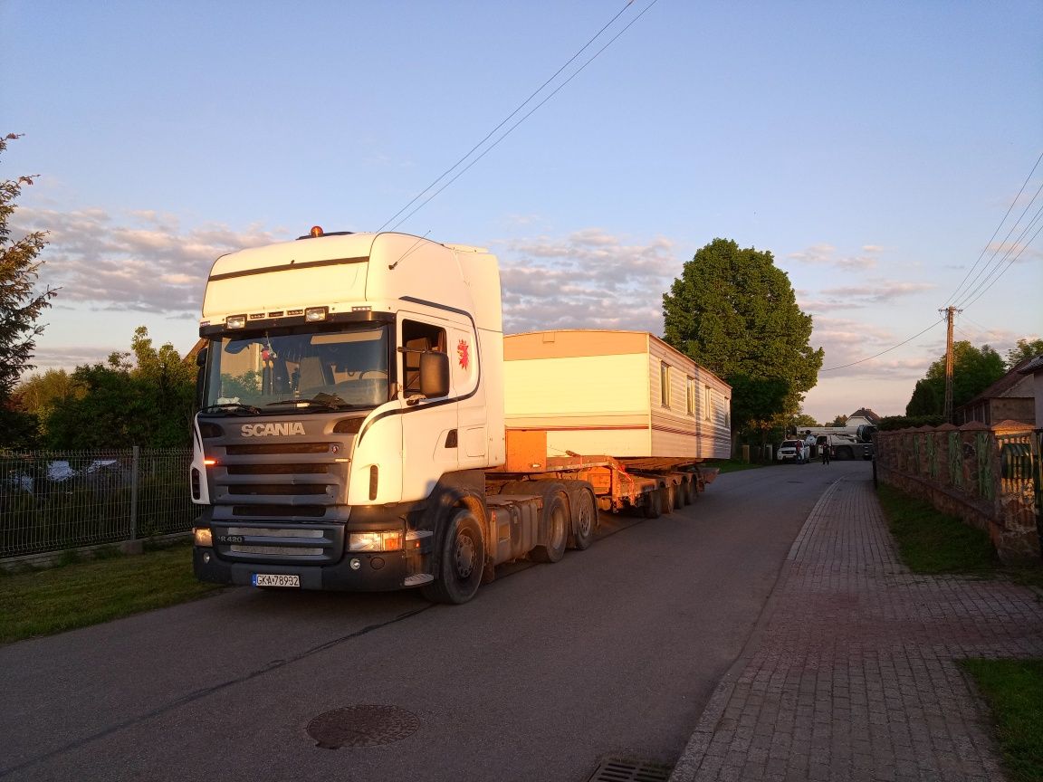 Transportmaszyn  niskopodwoziowy domków holendreskich