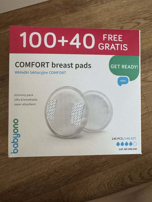 Прокладки для груди BabyOno "COMFORT", 140 шт.