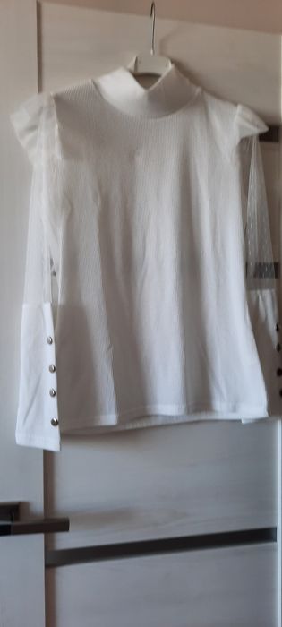 Półgolf bluzka prążek