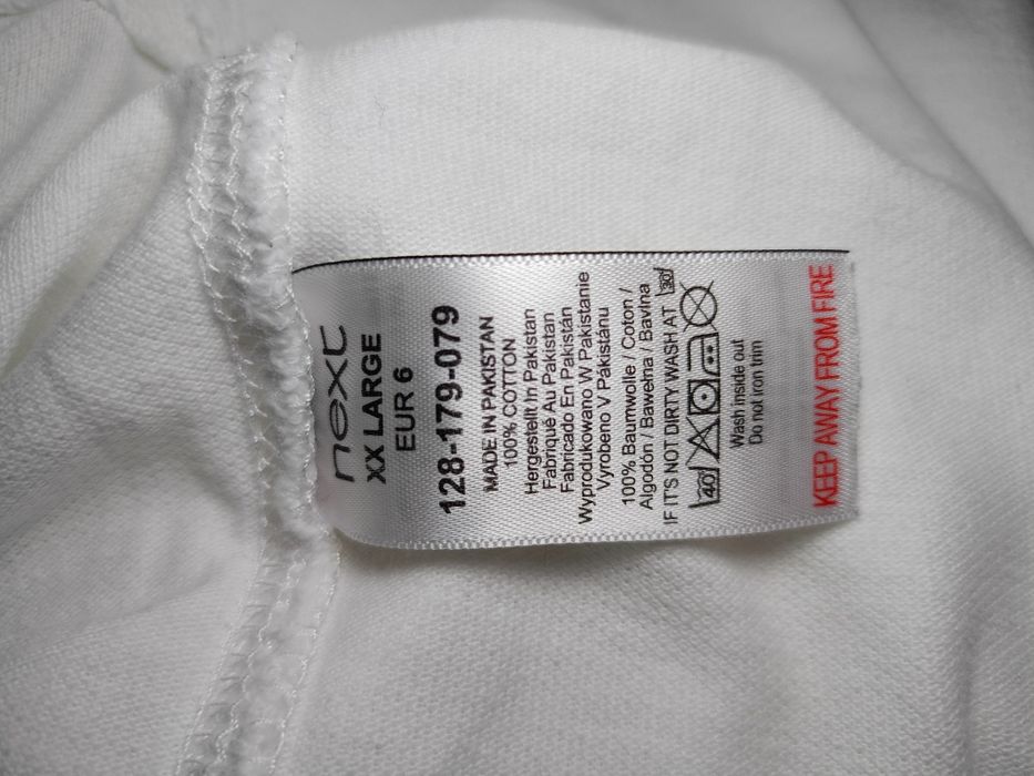 Firmowa koszulka polo biała męska rozmiar XXL