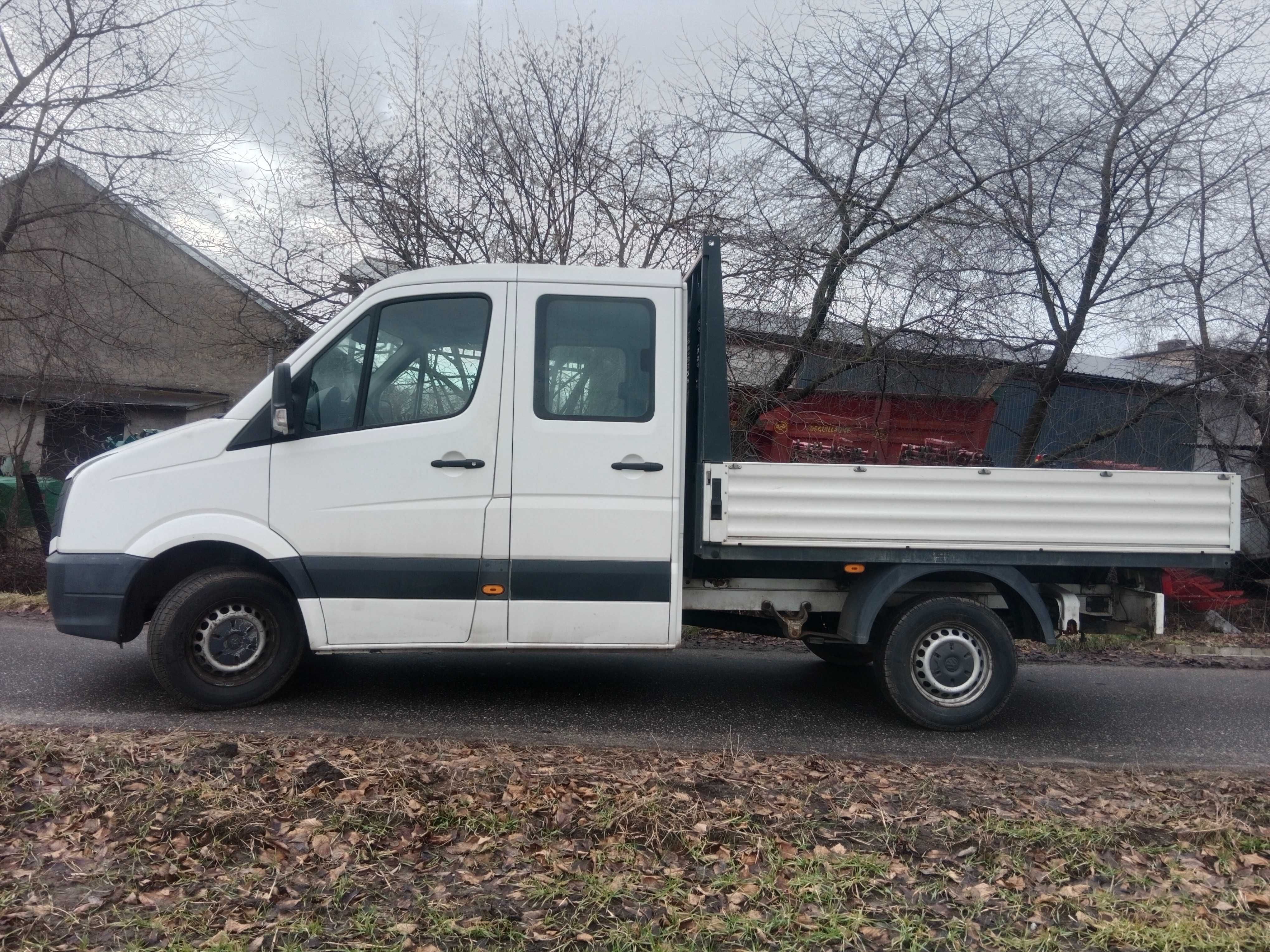 volkswagen crafter 2.0 tdi 136km brygadówka skrzynia 7os