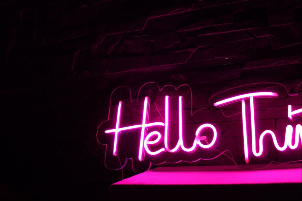 Neon Led „Hello Thirty”