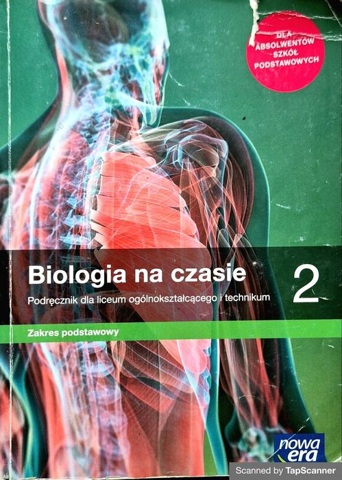Podręcznik Biologia na czasie 2, nowa era, zakres podstawowy