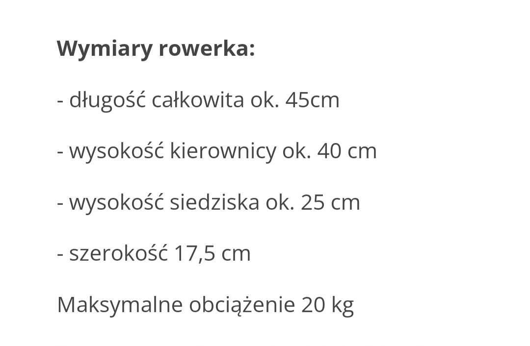 Rowerek na 1,5 _2 latka peetytrike