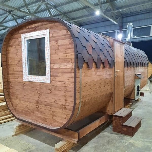 Квадро-Баня топка с улицы 6 м двери внутри стеклянные, лавочки.