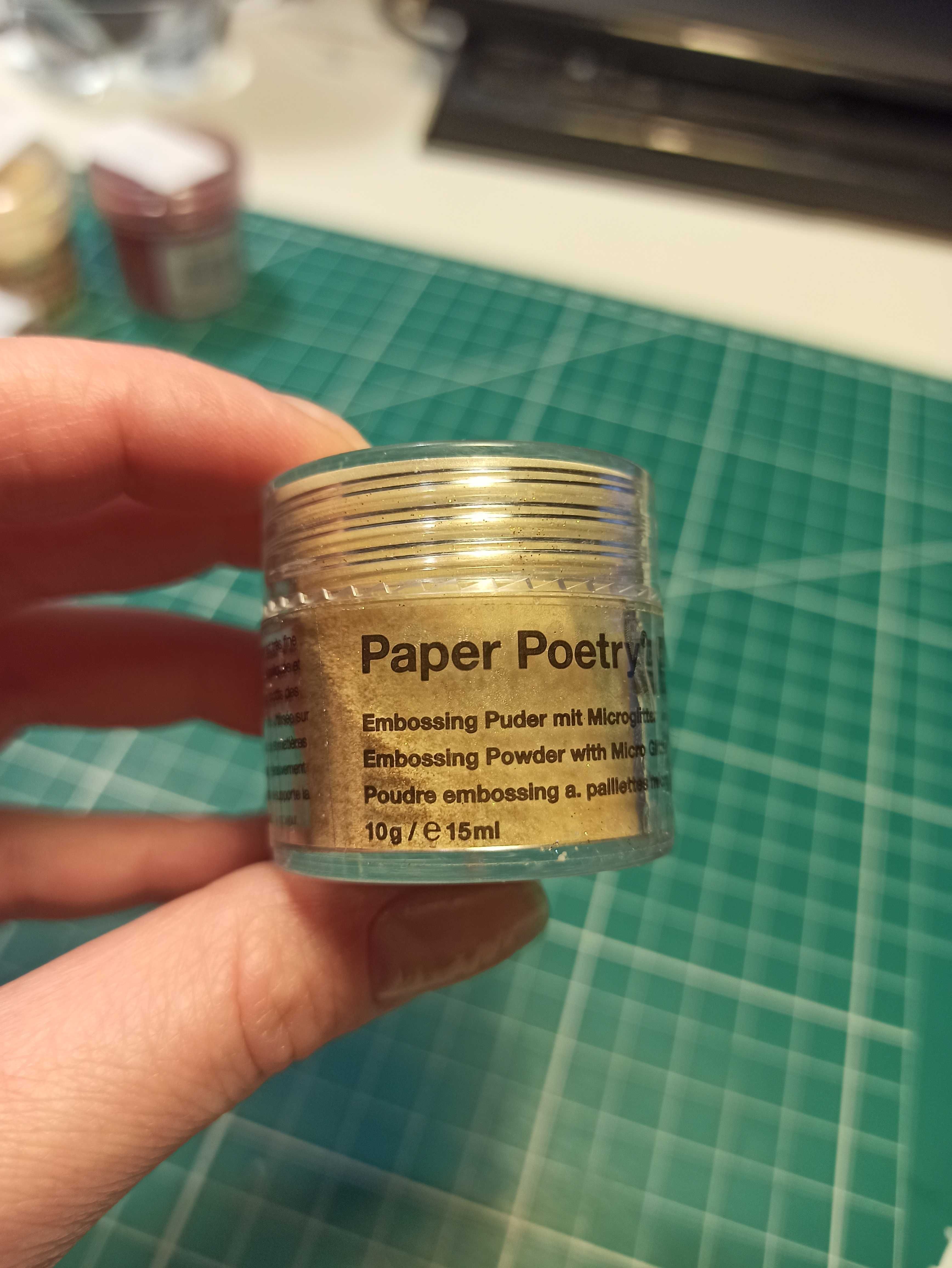 puder do embossingu paper poetry rico design