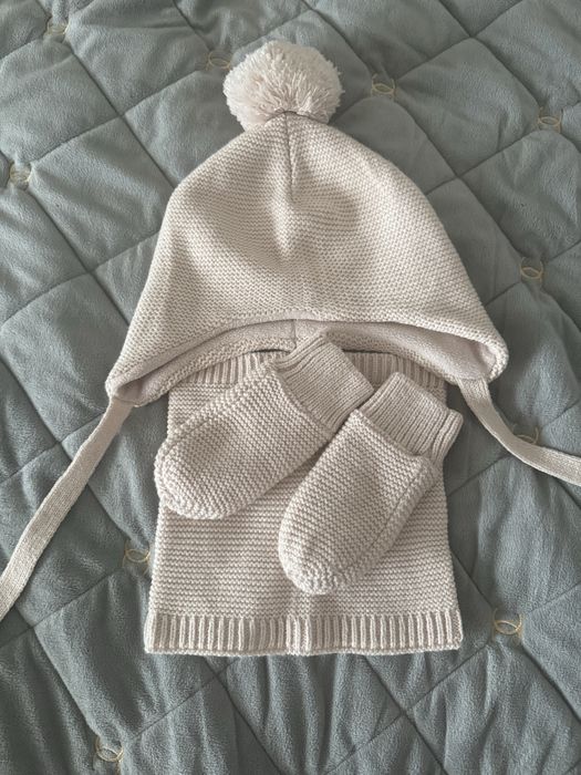 Набір НМ(шапка,хомут та рукавички)