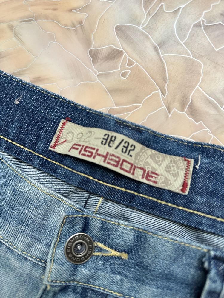 Fishbone vintage фишбон джинсы штаны sk8 skate y2k