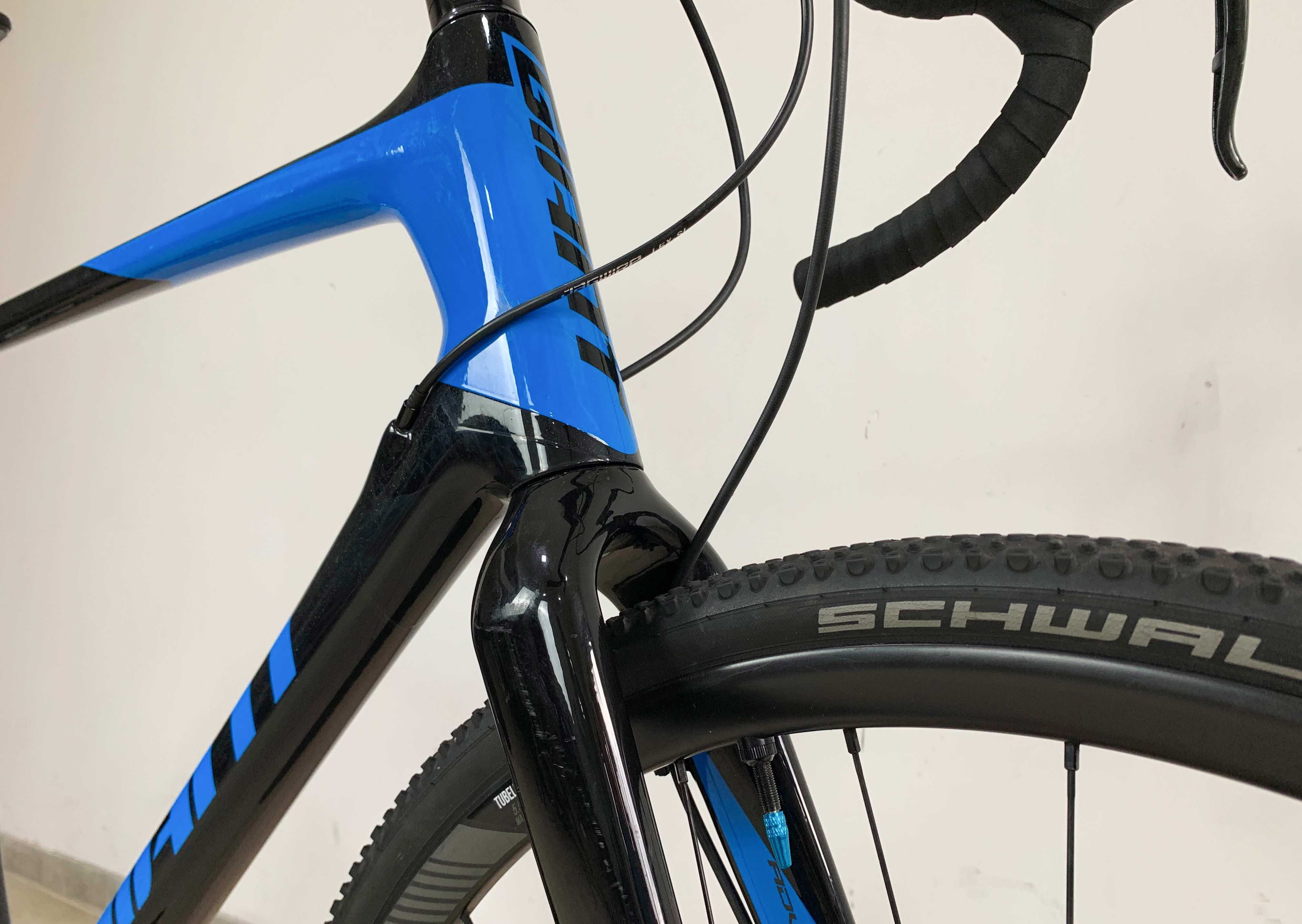 Циклокрос Giant TCX Advanced Pro 1 карбон колеса. Гравийник