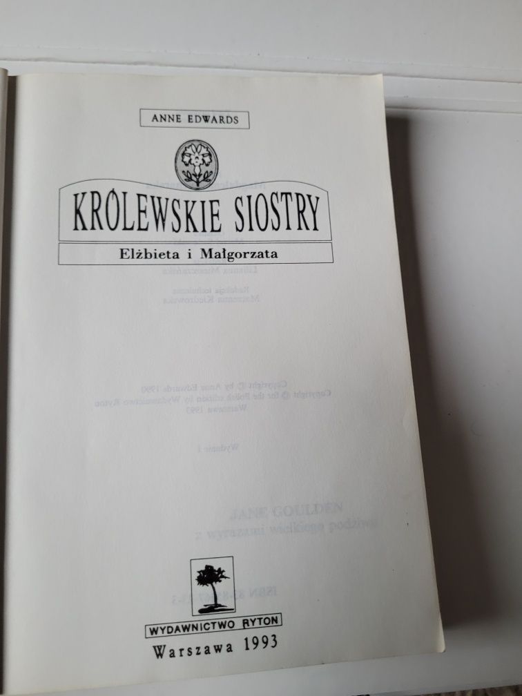 Anne Edwards Królewskie siostry książka
