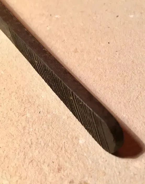 MOLDE ANTIGO - séc. XIX - p/ esferas de 12 mm - 17x4,5x2,3 cm/s