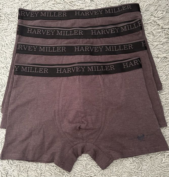 Bokserki męskie Harvey Miller 4 sztyki Nowe