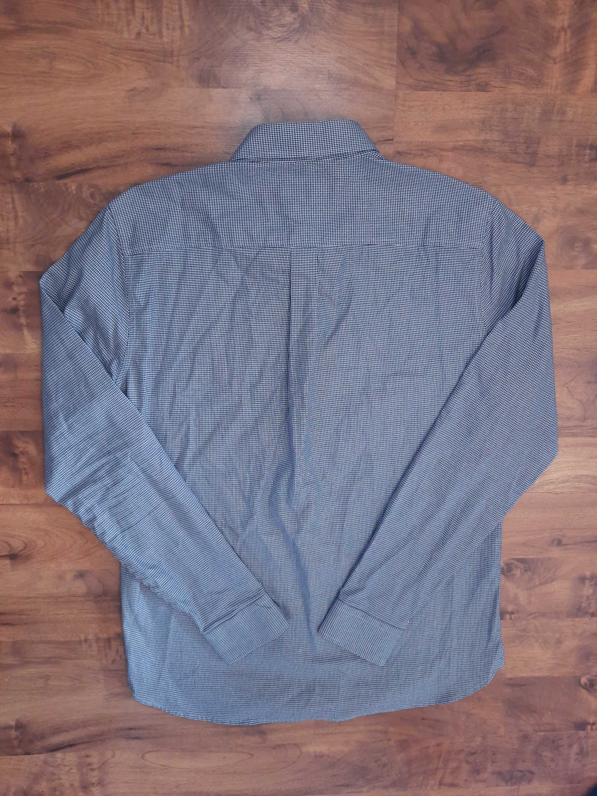 Koszula w drobną kratkę bawełniana regular fit Superdry rozmiar M