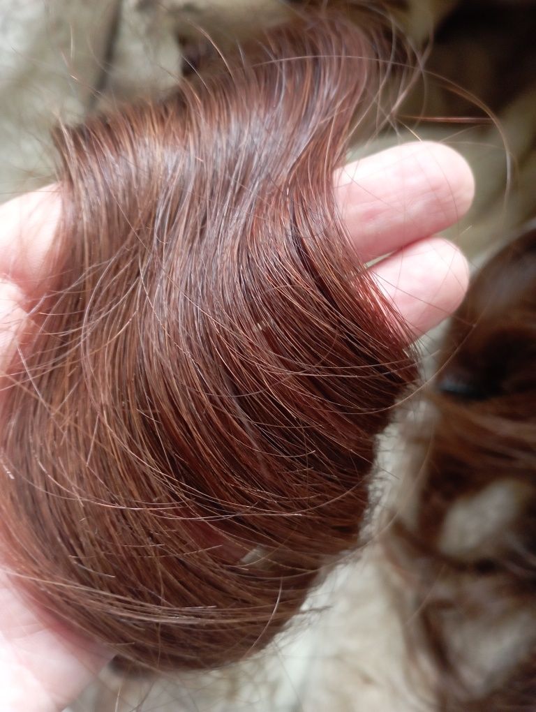 Натуральные волосы трессы на заколках