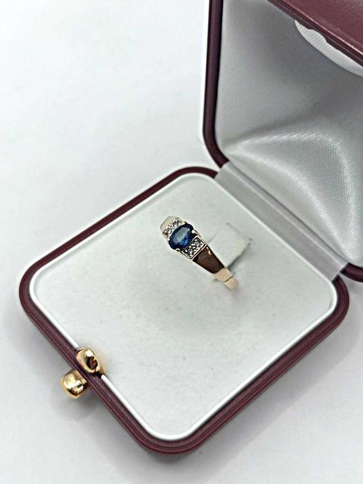 Złoty Pierścionek z brylantami 14K 2,84g