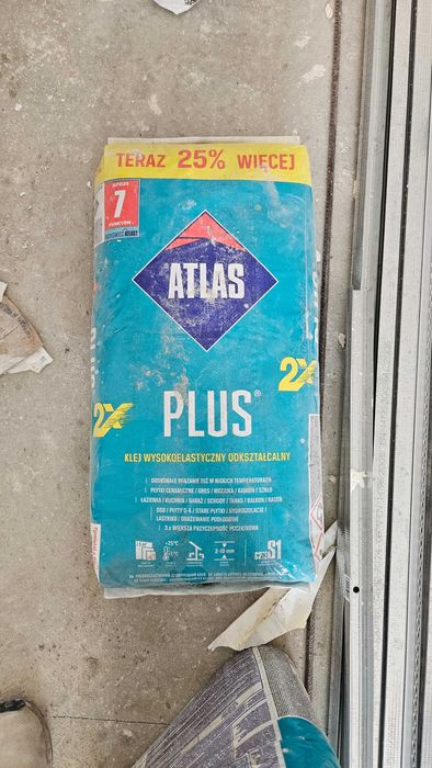 Klej do płytek Atlas Plus 25kg