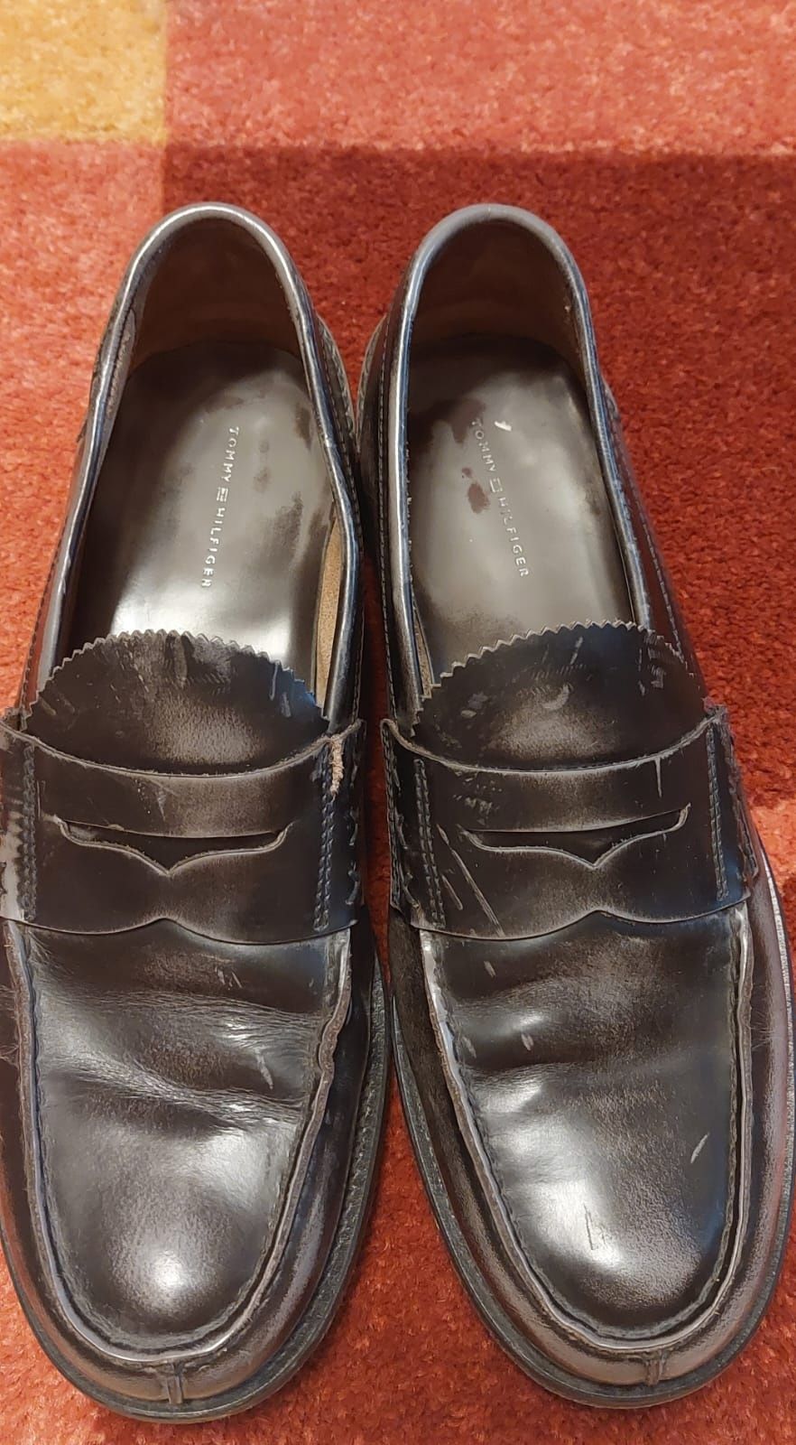 Męskie buty mokasyny, loafersy Tommy Hilfiger rozm. 45