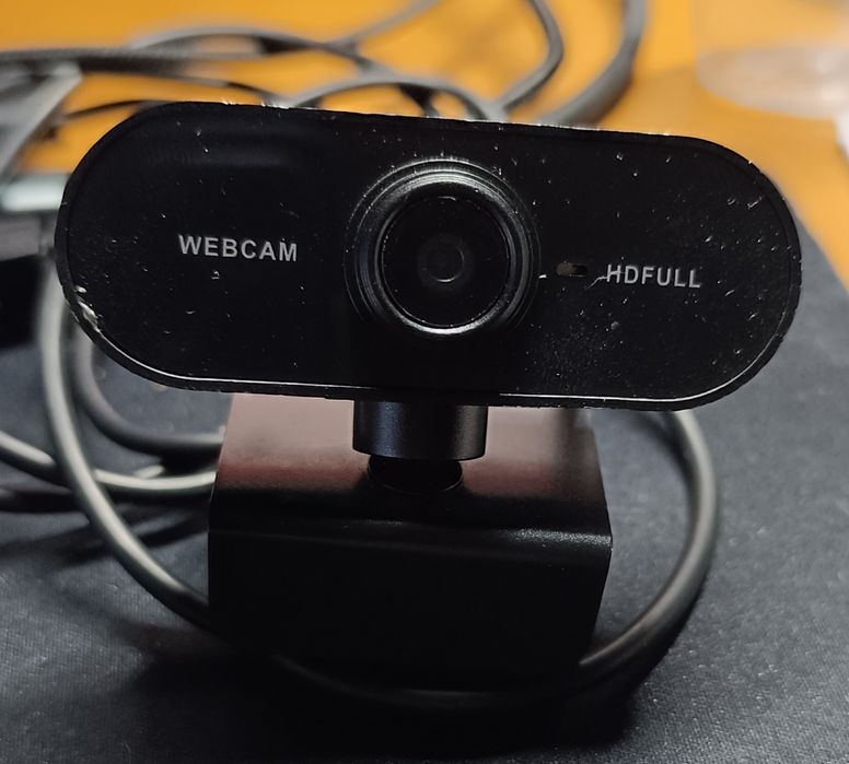 Webcam HD 1080P com microfone, USB2.0, plug and play, Nova