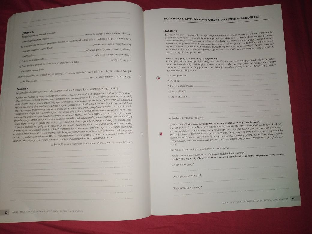 Filozofia. Karty pracy. Zakres podstawowy