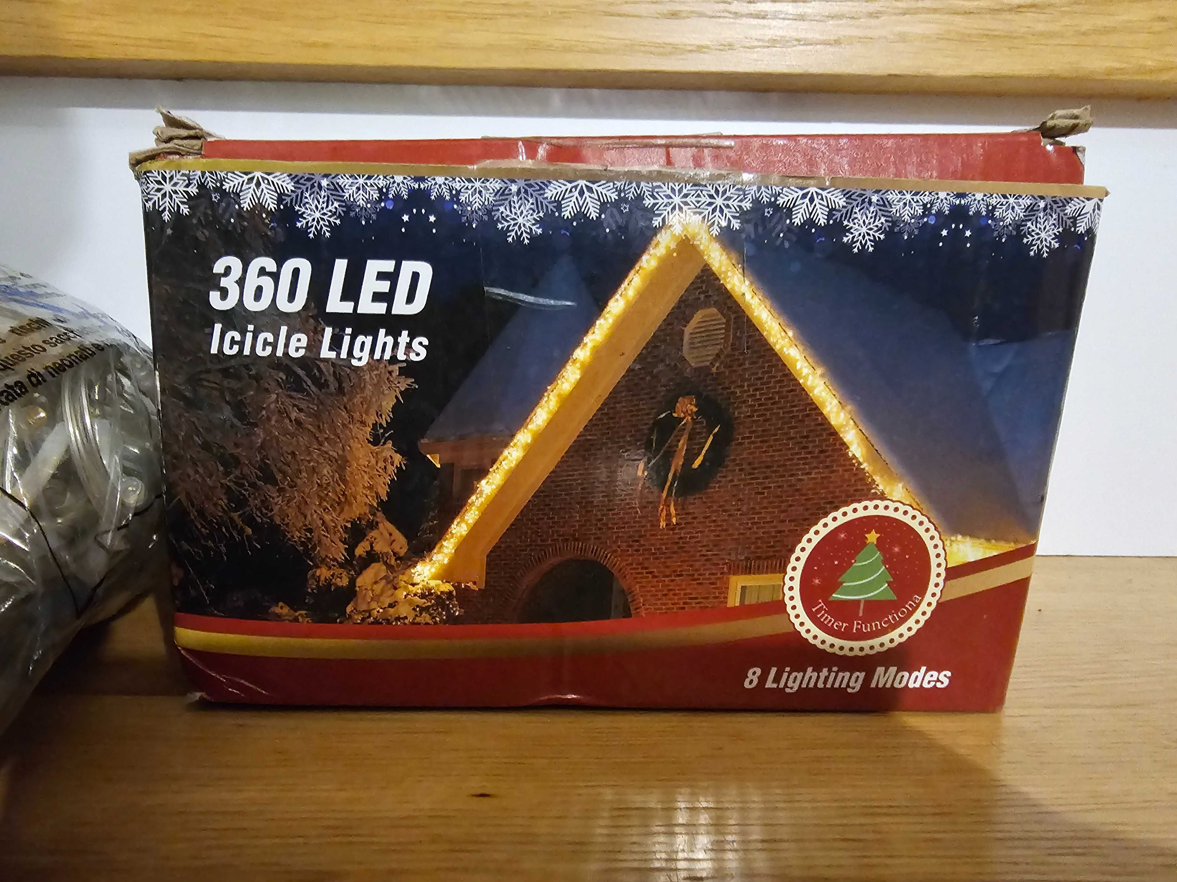 Lampki świąteczne, choinkowe 2x 360LED (USZKODZONE)