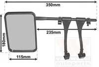 VAN Wezel 6430 Lusterka Lusterko 2X do holowania