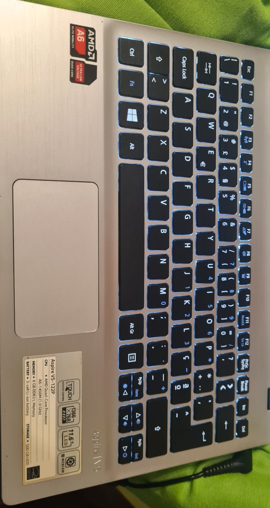 Portátil tatil Acer Aspire v5 11.6''