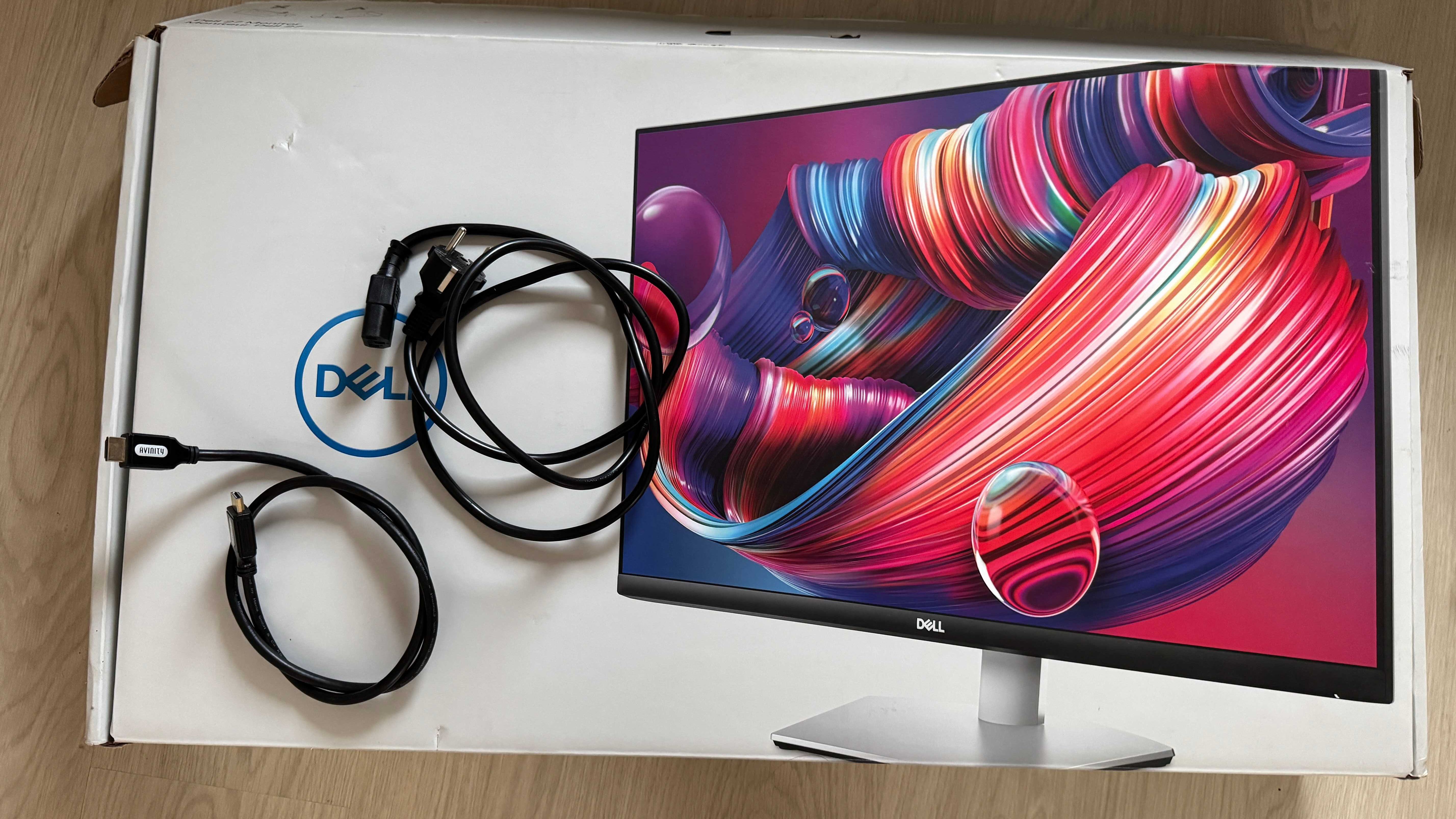2x Monitory DELL / U2719D / S2721HS + Uchwyt Maclean Stan IDEALNY