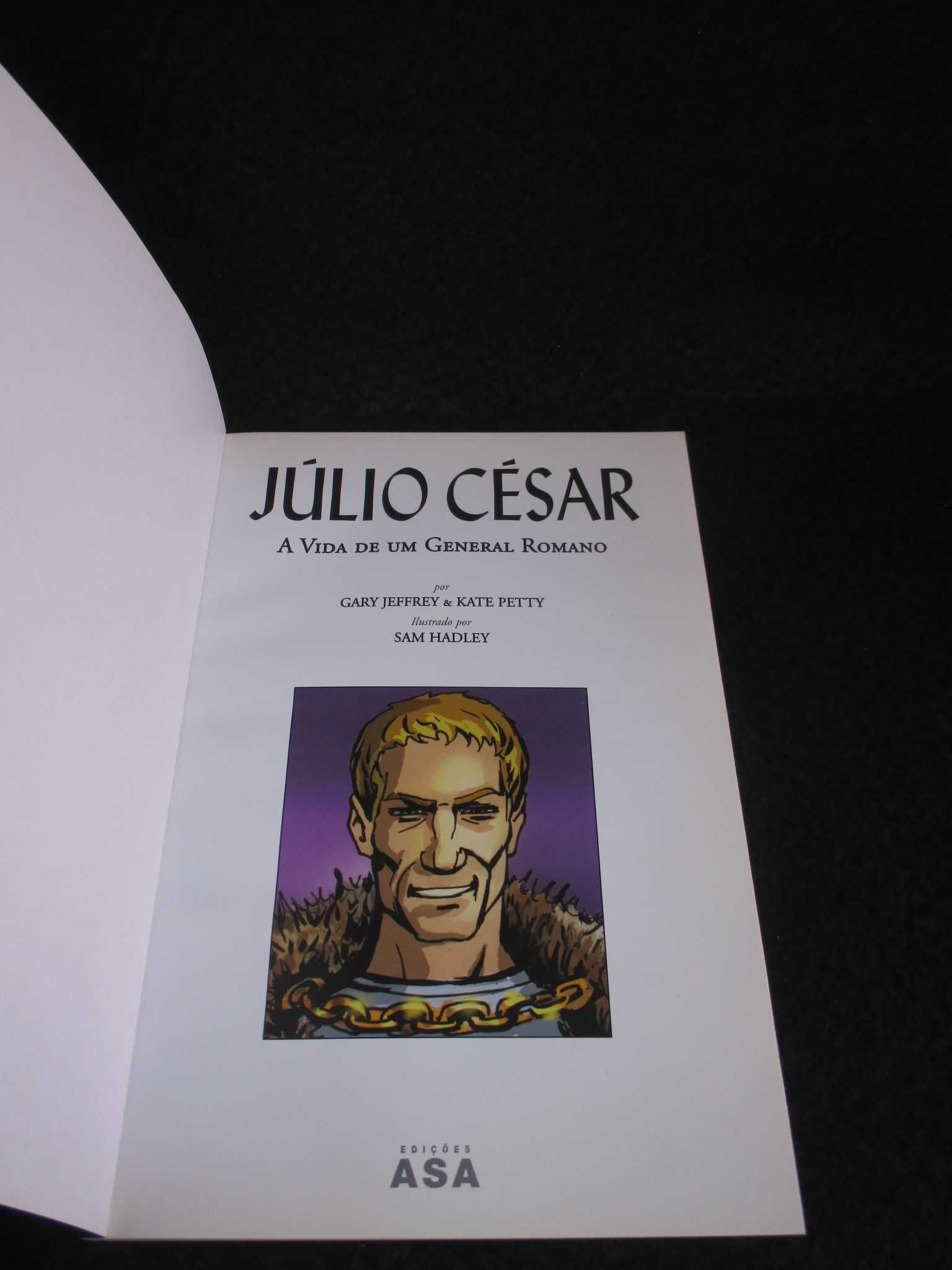 Livro BD Júlio César A Vida de um General Romano