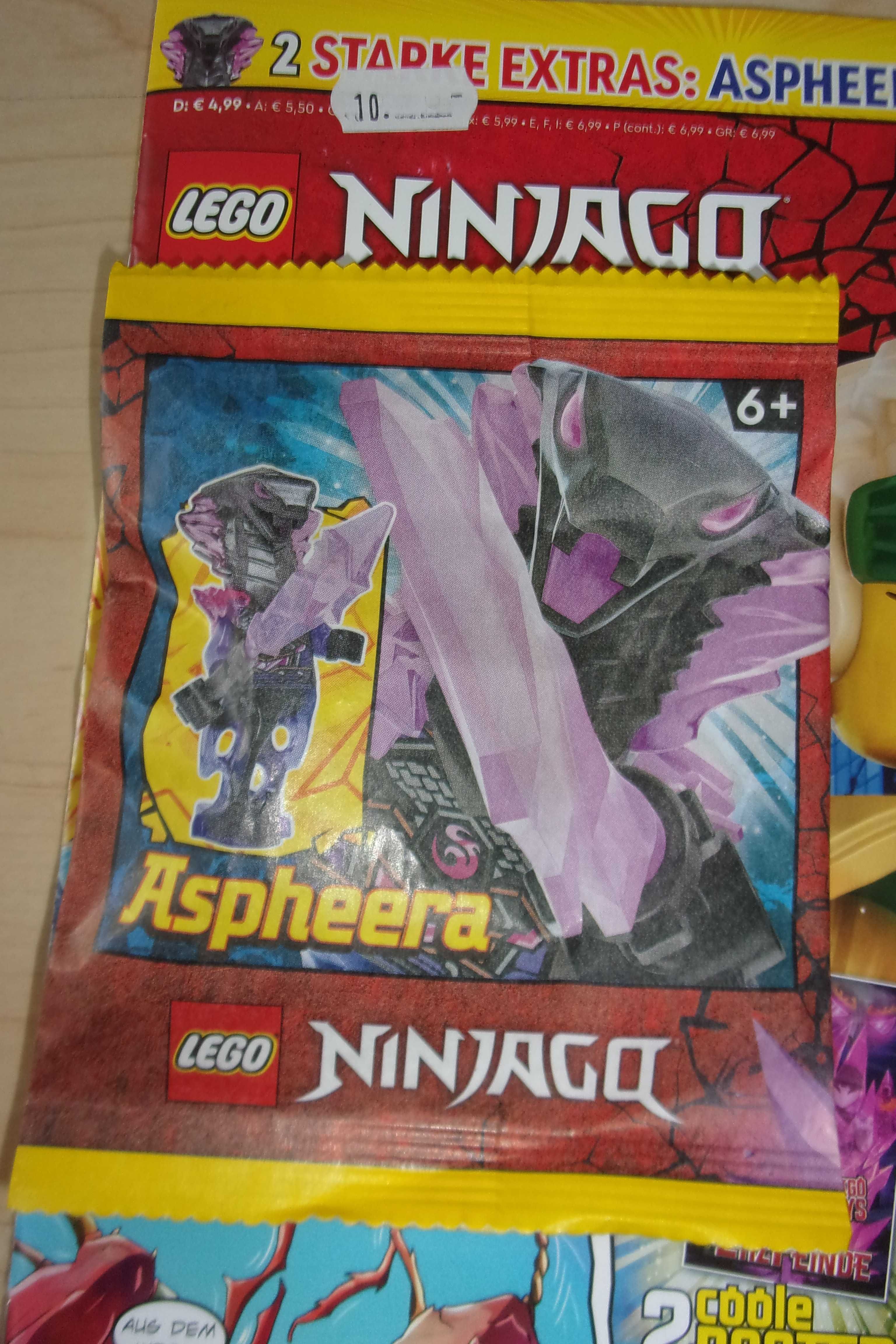 LEGO aspheera  figurka ninjago złota karta NOWA saszetka