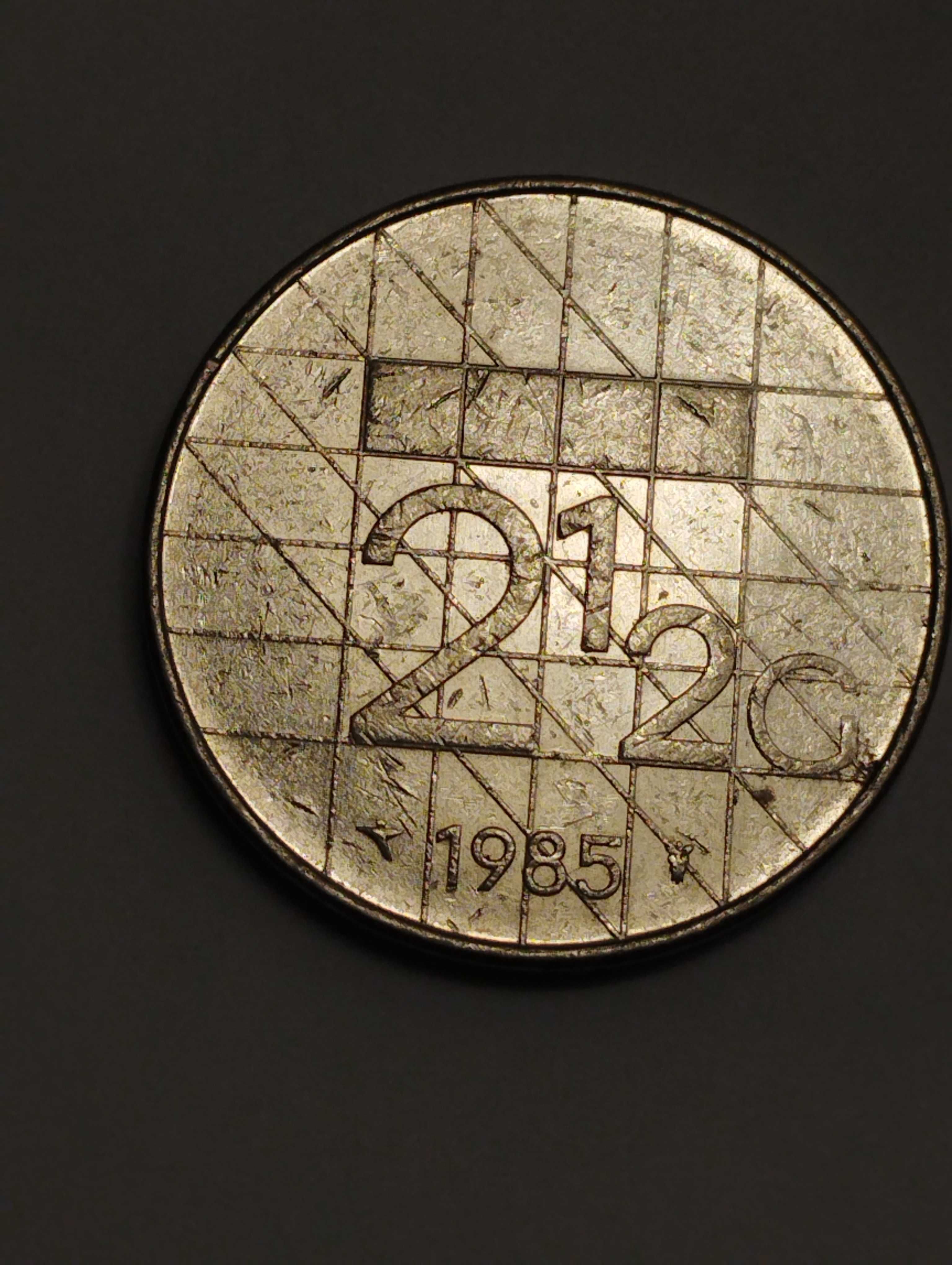 Holandia 2,5 guldena 1985r. stan db.