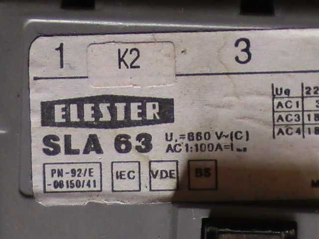 Stycznik SLA 63 100 A 220V 50 HZ
