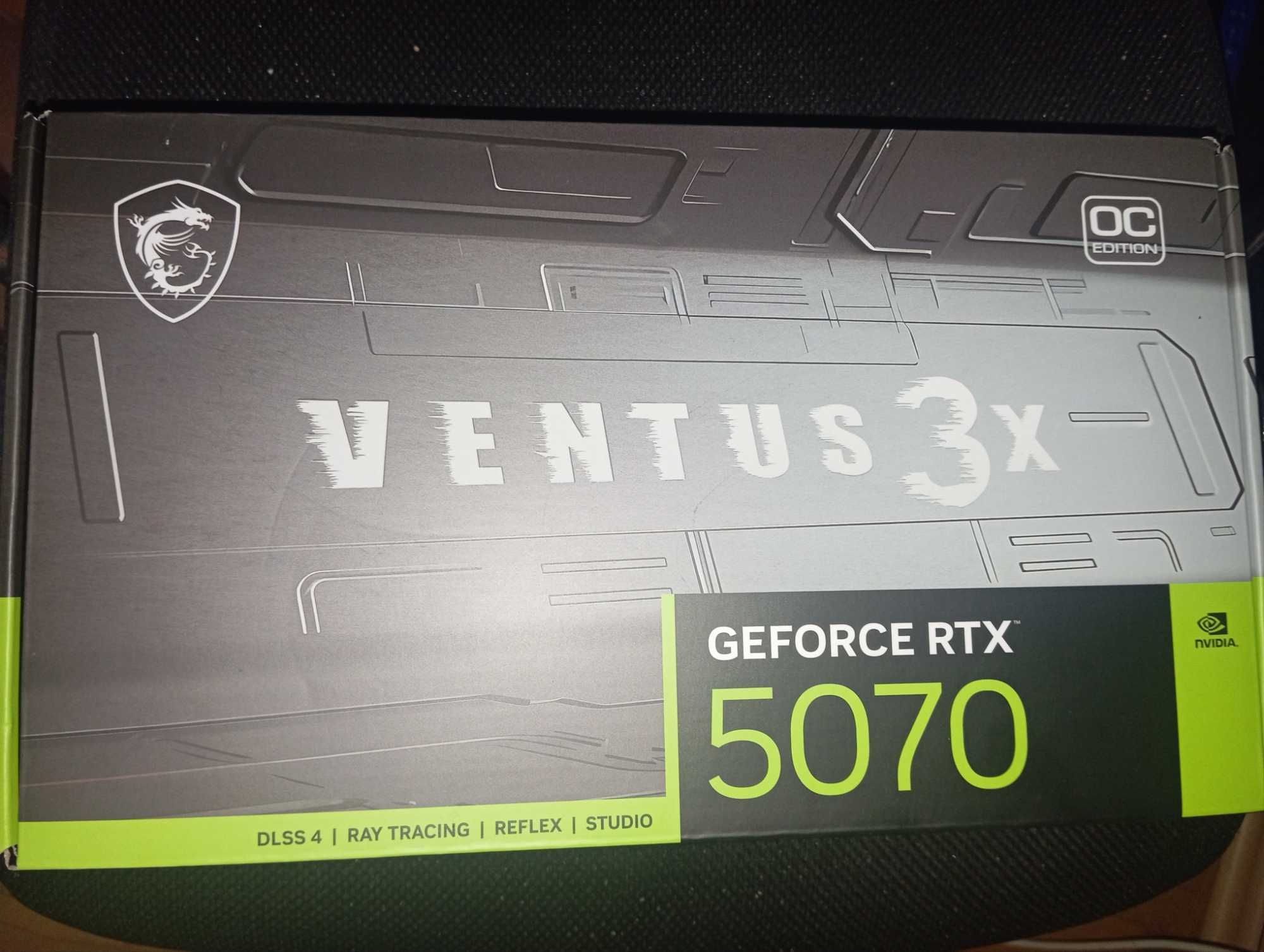 MSI RTX 5070 Ventus 3X oc GDDR7 dlss4 12GB DLSS4