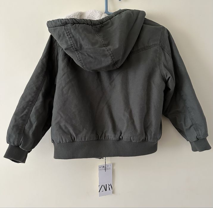 Куртка утеплена Zara 130 ріст, хакі