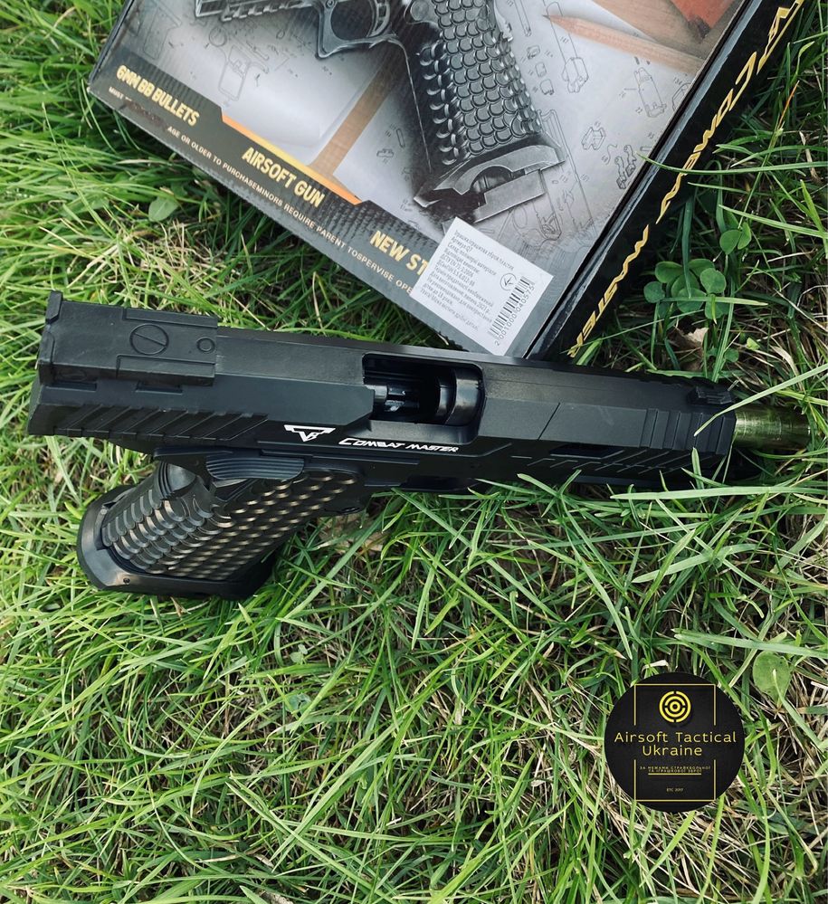 Топовий пістолет №1 JW3 MASTER - BLACK Taran Tactical\Іграшка