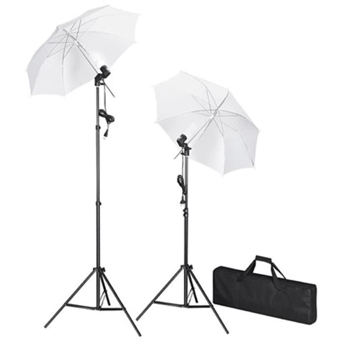 Vidaxl Zestaw Do Studia Fotograficznego, Białe Tło 6 X 3 M I Światła