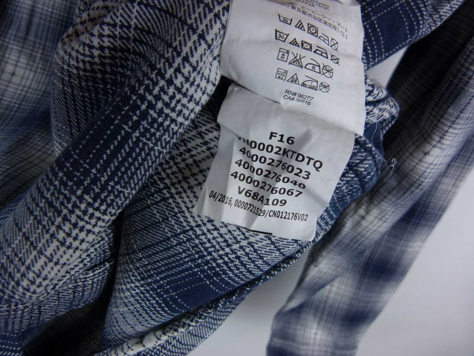 Vans grubsza koszula w kratkę bawełna poliester / XS