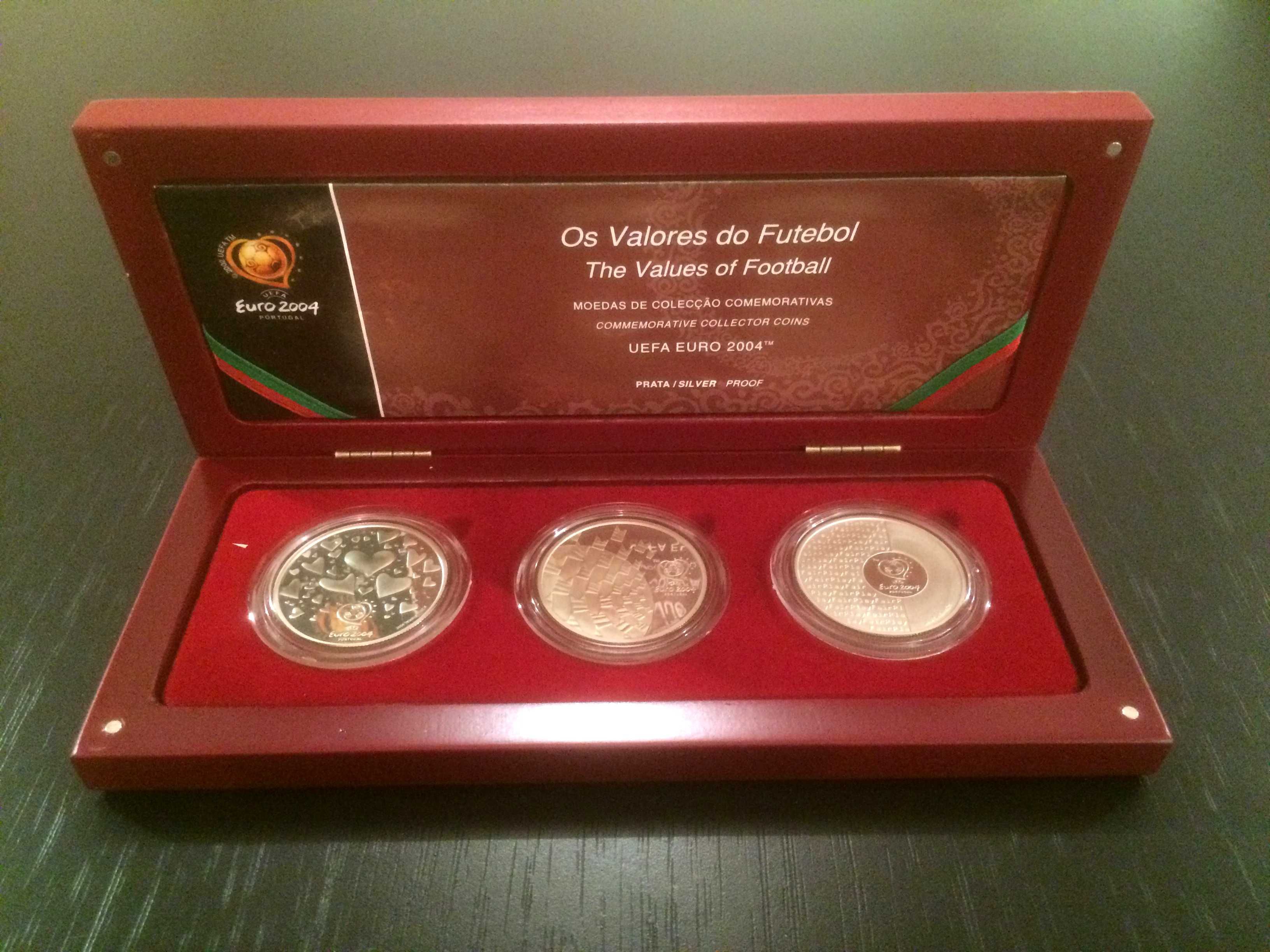 Coleção Moedas Prata Euro 2004