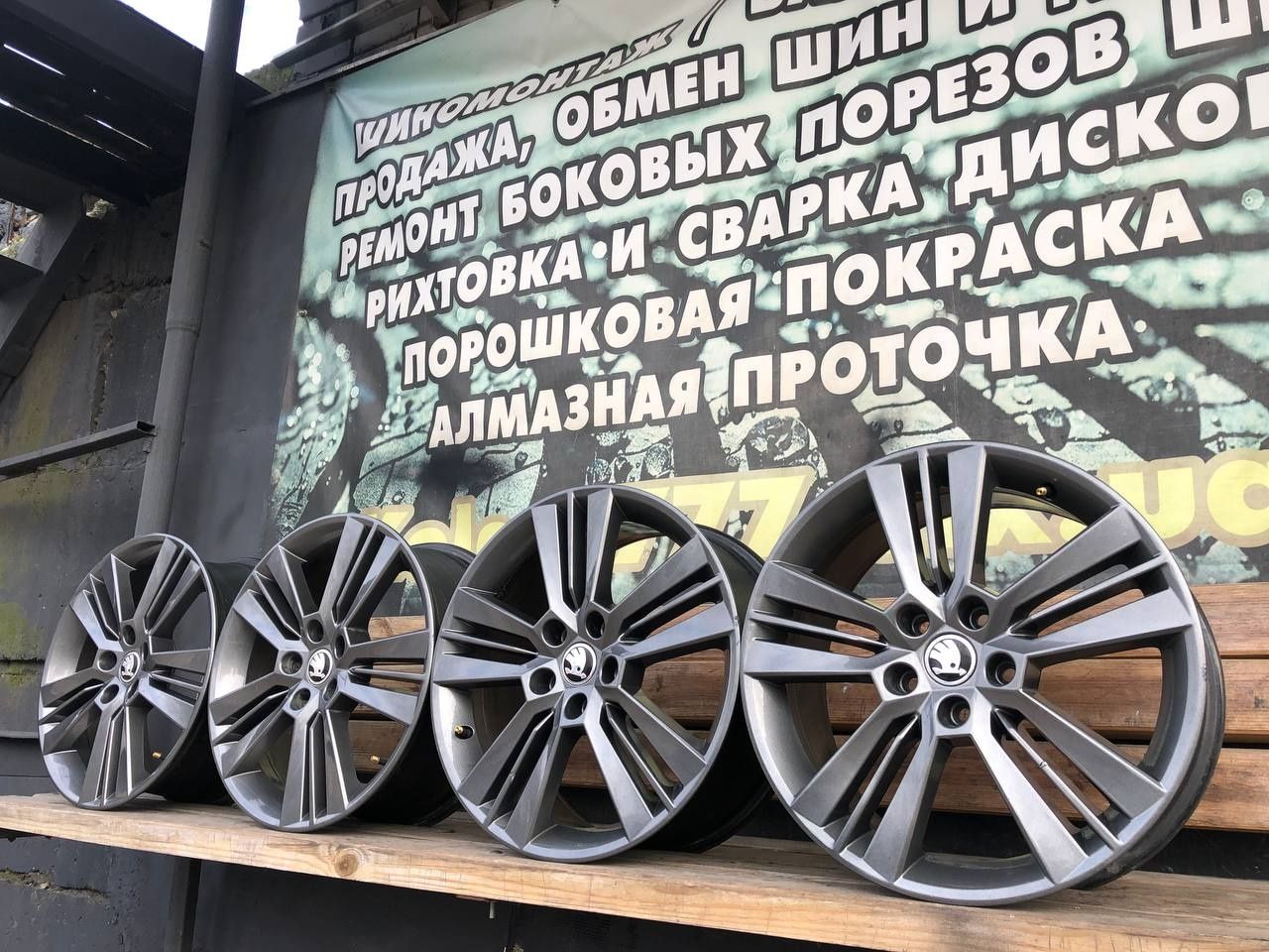 777 Оригинальные диски R18 5/112 Skoda Kodiaq Karoq VW