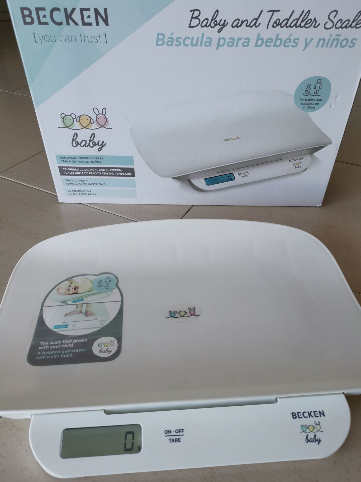 Balança para bebe becken