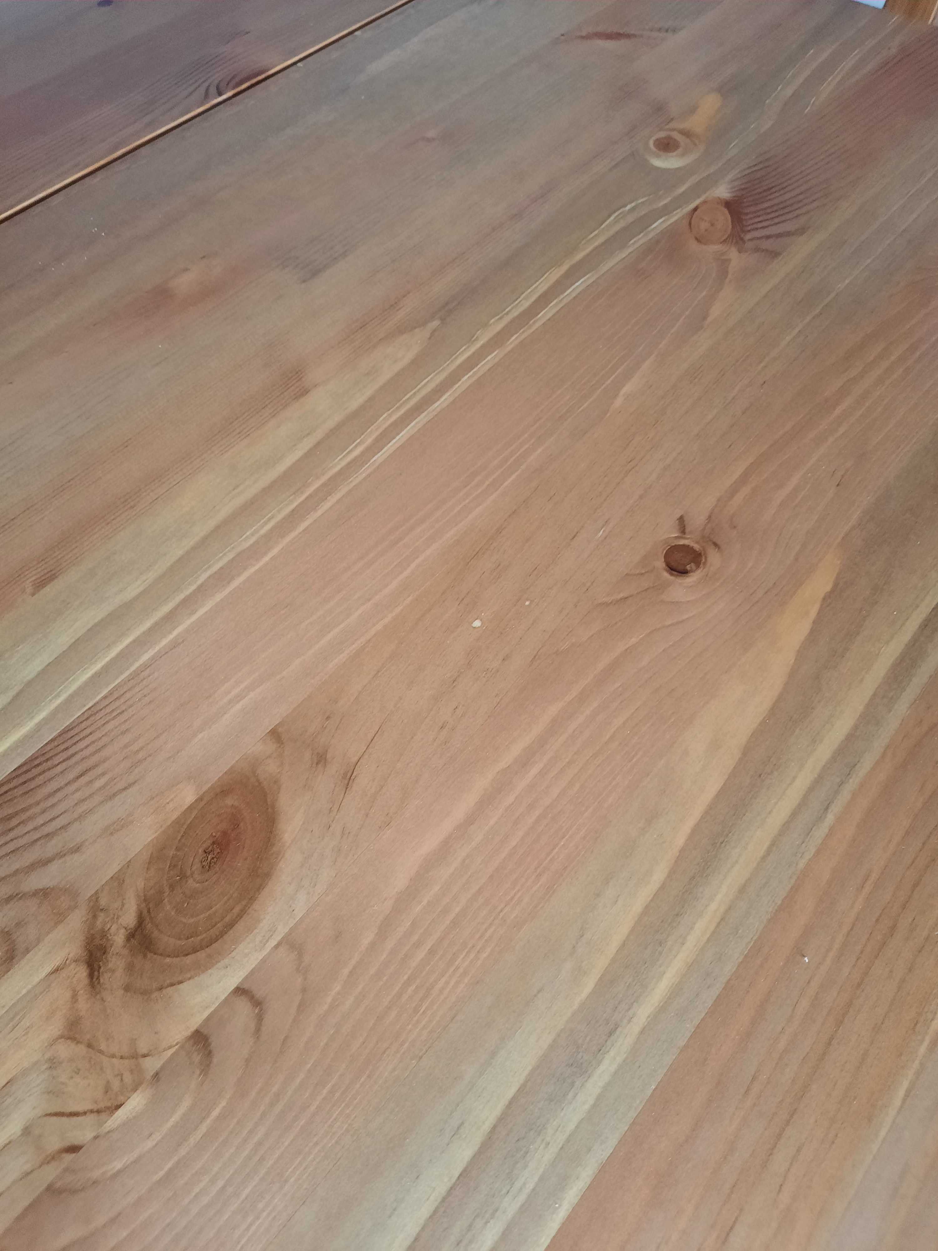 Stół drewniany Stornas Ikea i 6 krzeseł Kaustby