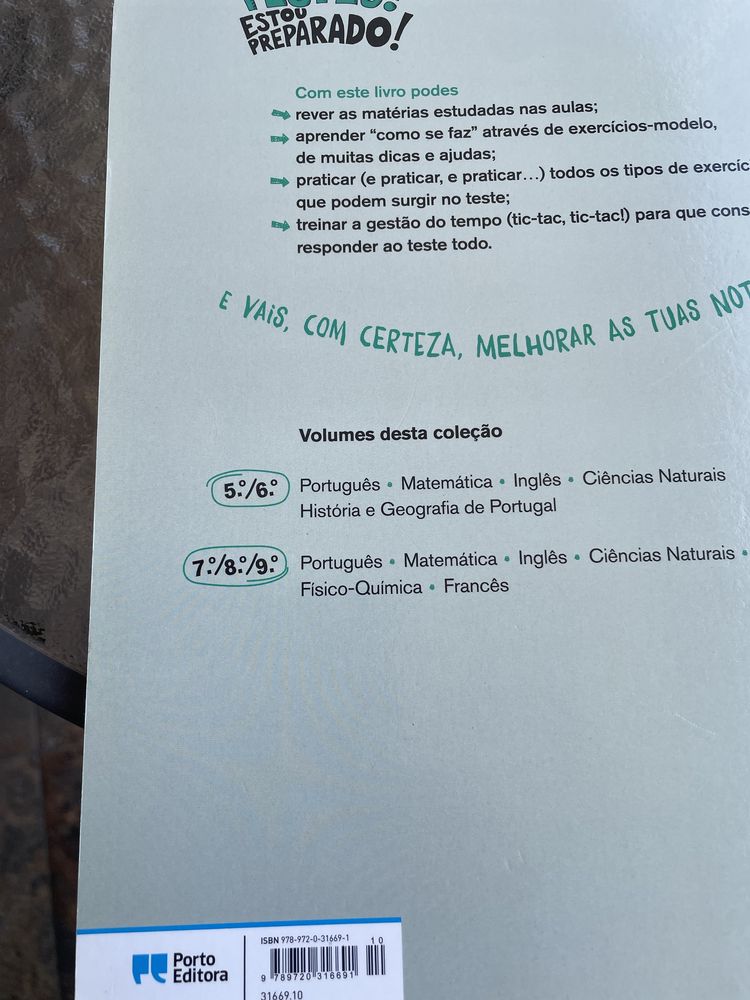 8o ano - Física e Química - “Testes? Estou Preparado!”
