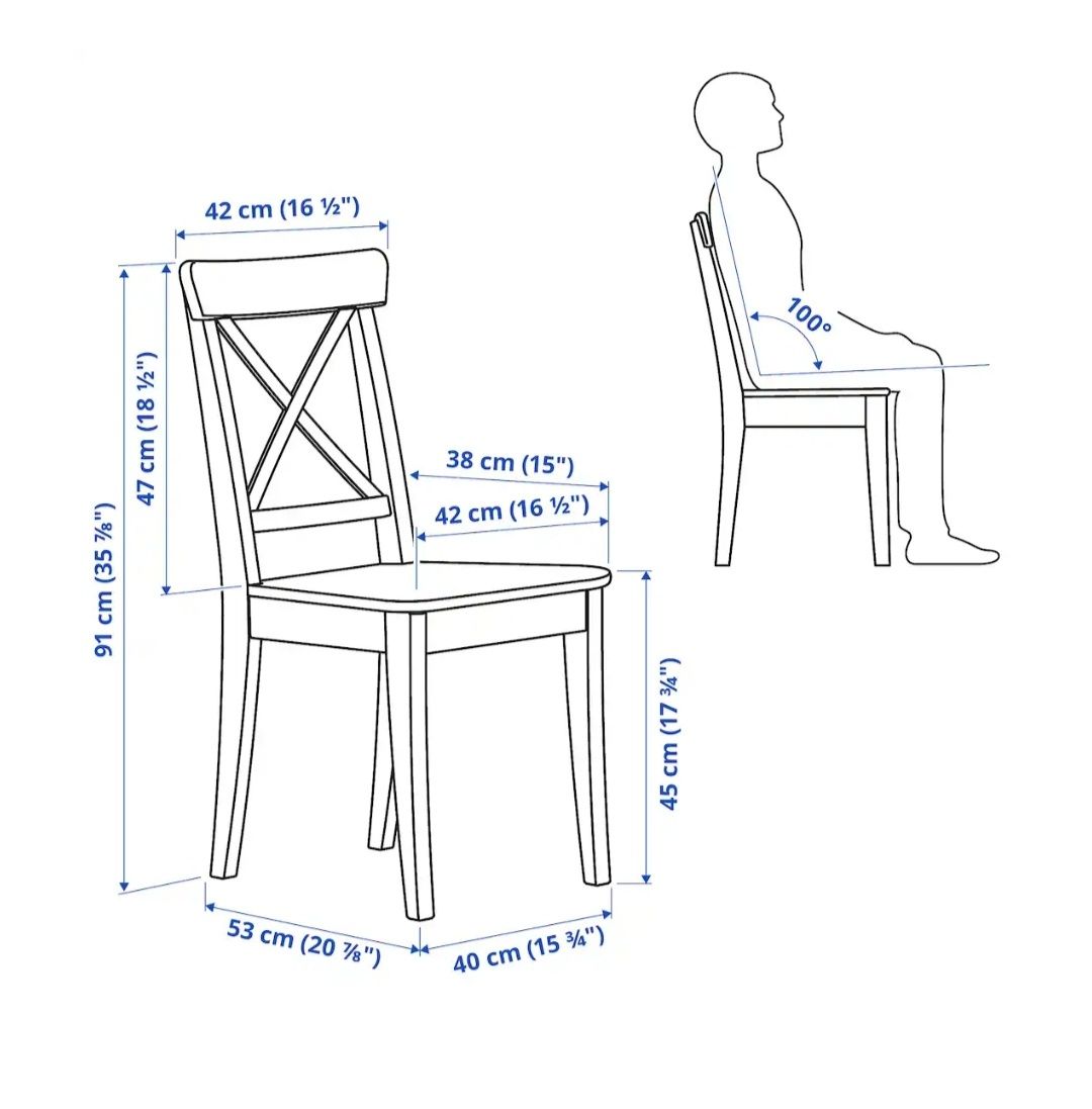 Stół Ikea + krzesełka