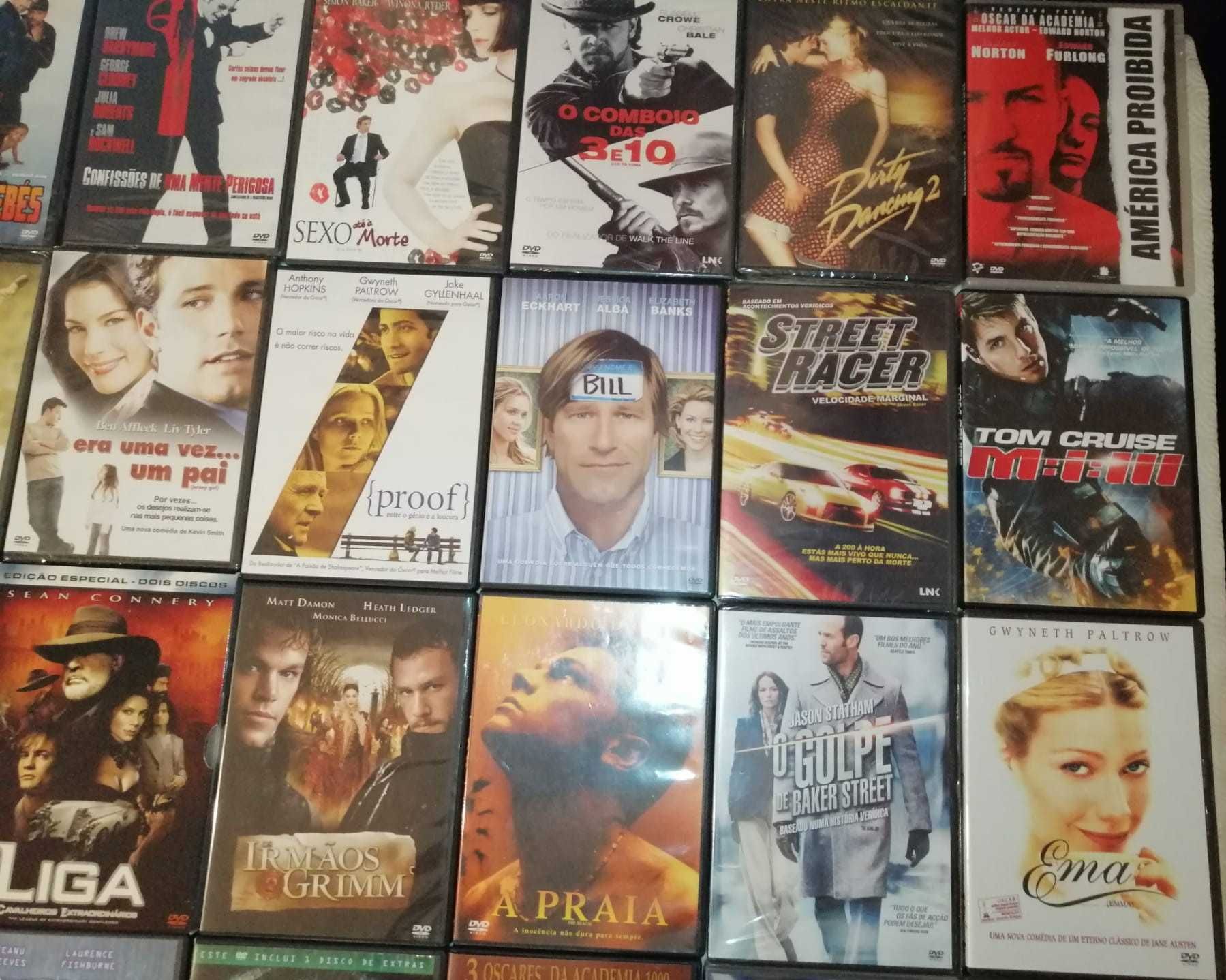 60 Filmes DVD (26 selados) - Tudo 100 euros