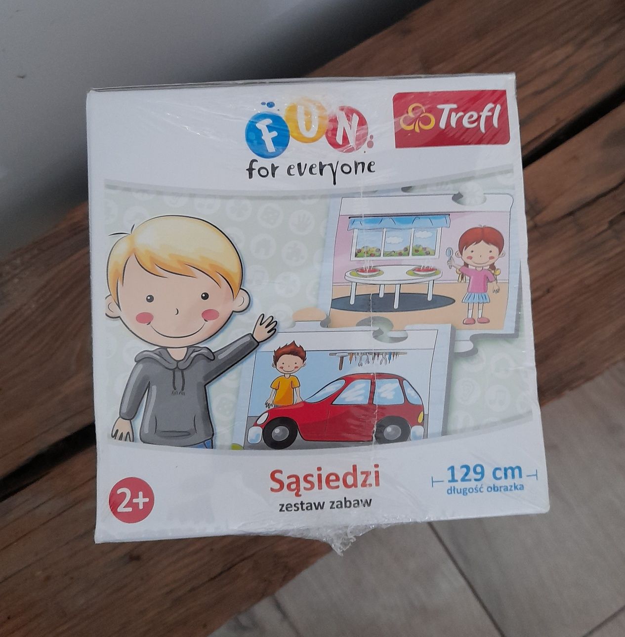 Puzzle sensoryczne -  Zestaw zabaw - sąsiedzi Trefl nowyy