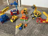 Zestaw lego duplo dla chłopca koparka wywrotka itp