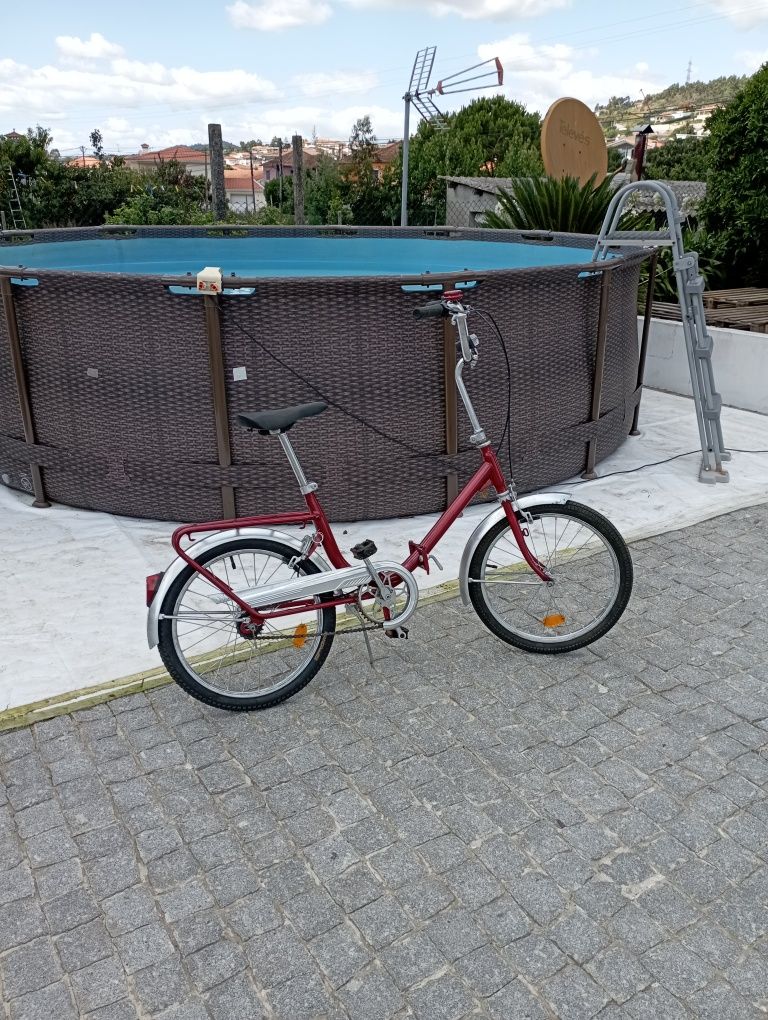 Bicicleta antiga Vilar desdobrável