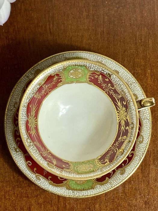 Розкішна  чайна пара в стилі  «Meito Porcelain»