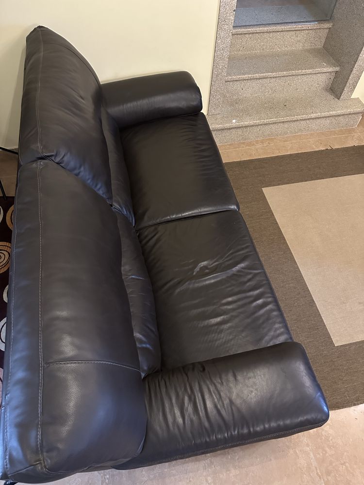 Conjunto de sofás em pele Chateau d’Ax
